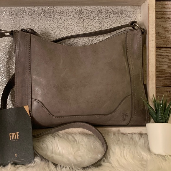 frye melissa zip crossbody ice